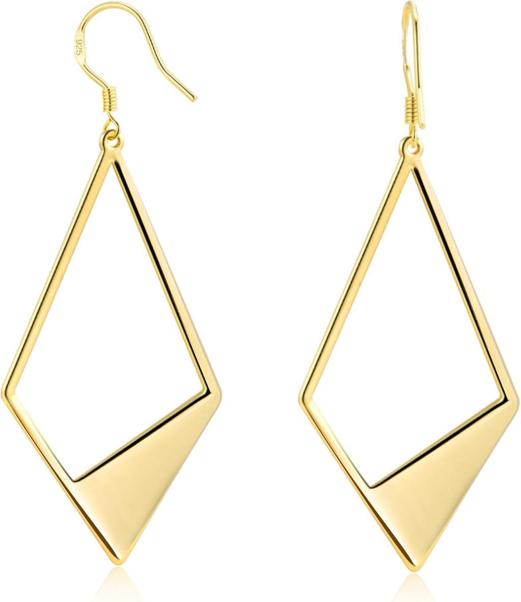925 Sterling Silver Dangle Earrings for Women Hook Earing for Women Trendy #OWK003