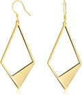 925 Sterling Silver Dangle Earrings for Women Hook Earing for Women Trendy #OWK003